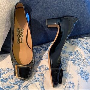 Never-worn Ferragamo Low Heels